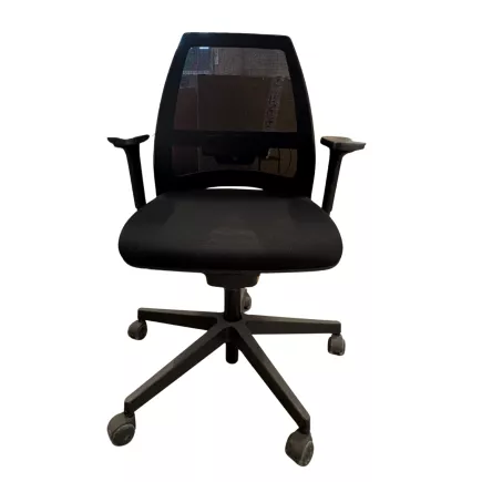 ELIOTT│Fauteuil de travail résille avec accoudoirs 3D