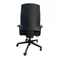 OPUS TISSU|Fauteuil de travail accoudoirs 3D|Noir