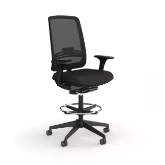 OSCAR 2 RÉSILLE│Fauteuil dessinateur accoudoirs