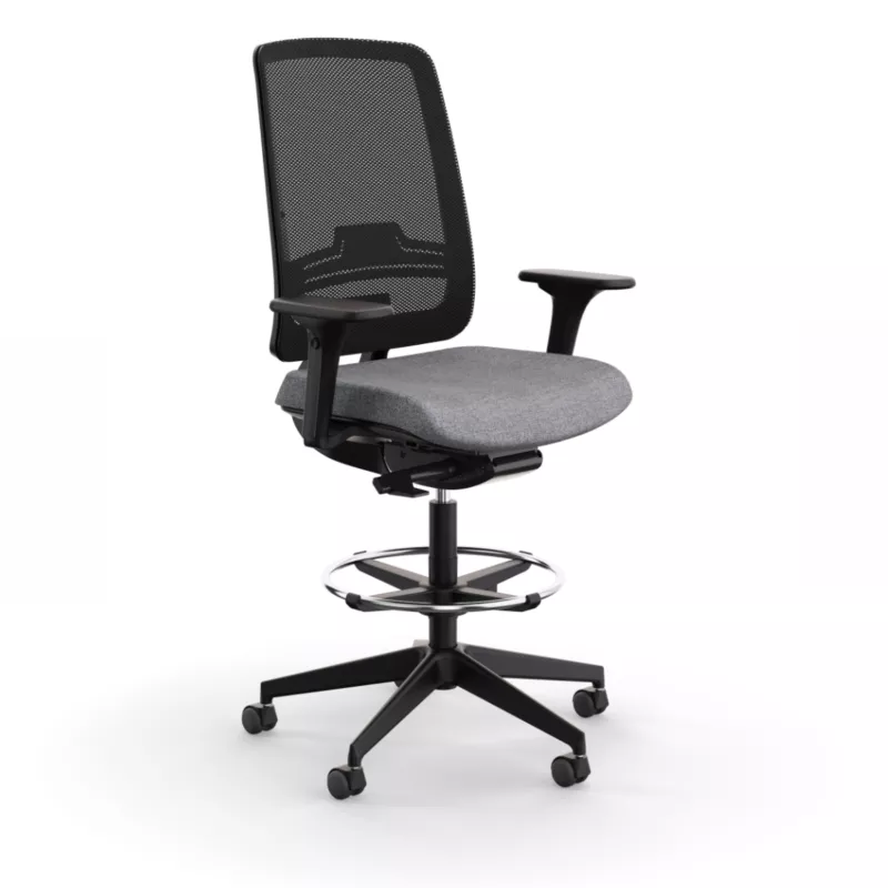 OSCAR 2 RÉSILLE│Fauteuil dessinateur accoudoirs