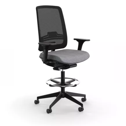 OSCAR 2 RÉSILLE│Fauteuil dessinateur accoudoirs
