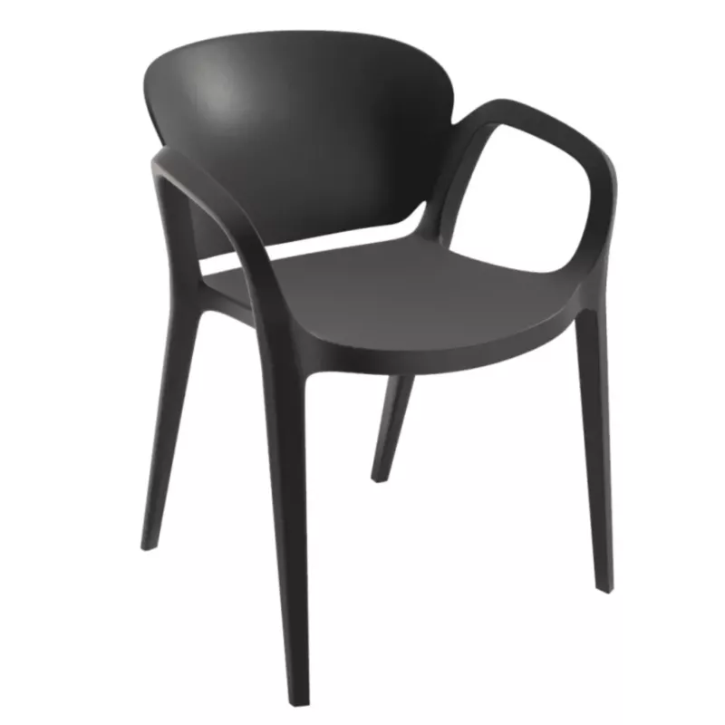 OCTAVE │Siège de collectivité - visiteurs │Noir
