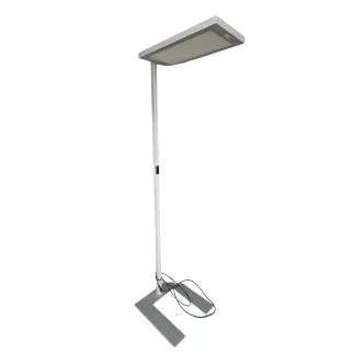 WALDMANN│LAVIGO LED│Lampe de bureau H 204cm│Gris aluminium