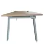 ALEA│Modèle Atreo│Bureau L 160 x p 80 cm x H Réglable│Grande trappe│Chêne clair/ Gris clair ALEA│Modèle Atreo│Bureau L 160 x p 80 cm x H Réglable│Grande trappe│Chêne clair/ Gris clair