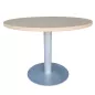 SANMA│Table ronde ø 100 cm│Chêne clair/gris aluminium SANMA│Table ronde ø 100 cm│Chêne clair/gris aluminium
