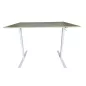 IKEA│Bureau réglable manuellement L 160 x P 80│ Argile/ Pieds blanc IKEA│Bureau réglable manuellement L 160 x P 80│ Argile/ Pieds blanc