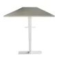 IKEA│Bureau réglable manuellement L 160 x P 80│ Argile/ Pieds blanc IKEA│Bureau réglable manuellement L 160 x P 80│ Argile/ Pieds blanc