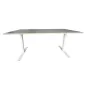 IKEA│Bureau réglable manuellement L 160 x P 80│ Argile/ Pieds blanc IKEA│Bureau réglable manuellement L 160 x P 80│ Argile/ Pieds blanc