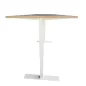 IKEA│Bureau réglable manuellement L 160 x P 80│Argile/Chants visible en bois/ Pieds blanc IKEA│Bureau réglable manuellement L 160 x P 80│Argile/Chants visible en bois/ Pieds blanc