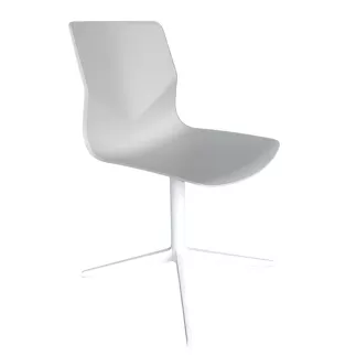 FOUR DESIGN│Modèle FourSure 99│Design Strand + Hvass│Chaise d'accueil / collectivité│Gris taupe
