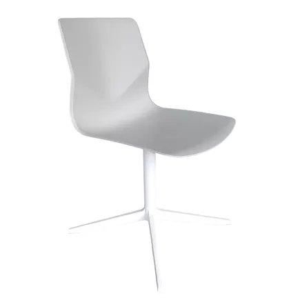 FOUR DESIGN│Modèle FourSure 99│Design Strand + Hvass│Chaise d'accueil / collectivité│Gris taupe