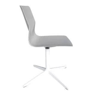 FOUR DESIGN│Modèle FourSure 99│Design Strand + Hvass│Chaise d'accueil / collectivité│Gris taupe