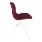 TROY│Chaise d'accueil / collectivité - Tissu│4 branches│Rouge bordeaux TROY│Chaise d'accueil / collectivité - Tissu│4 branches│Rouge bordeaux