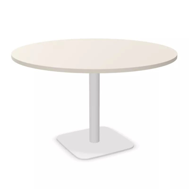 ELOISE│Table ronde pied central plateau 25mm