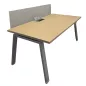 Pack ALEA│Modèle Atreo avec cloison│Bureau L 160 x p 80 cm x H Réglable│Petite trappe│Chêne clair/ Gris clair Pack ALEA│Modèle Atreo avec cloison│Bureau L 160 x p 80 cm x H Réglable│Petite trappe│Chêne clair/ Gris clair
