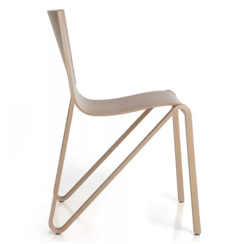 LINA│Chaise design│traîneau inversé│Contreplaqué moulé LINA│Chaise design│traîneau inversé│Contreplaqué moulé