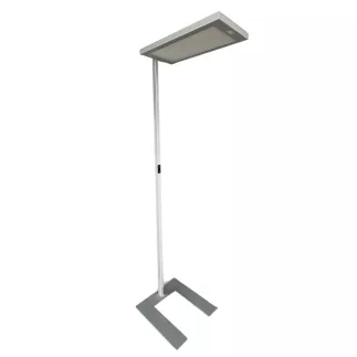 WALDMANN│LAVIGO LED│Lampe de bureau H 204cm│Gris aluminium
