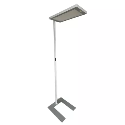 WALDMANN│LAVIGO LED│Lampe de bureau H 204cm│Gris aluminium
