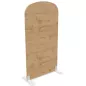 SPATIA│Cloison arrondie│mélaminé Hauteur 160 cm│ L80-100-120 cm