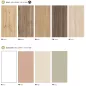 SPATIA│Cloison arrondie│mélaminé Hauteur 160 cm│ L80-100-120 cm