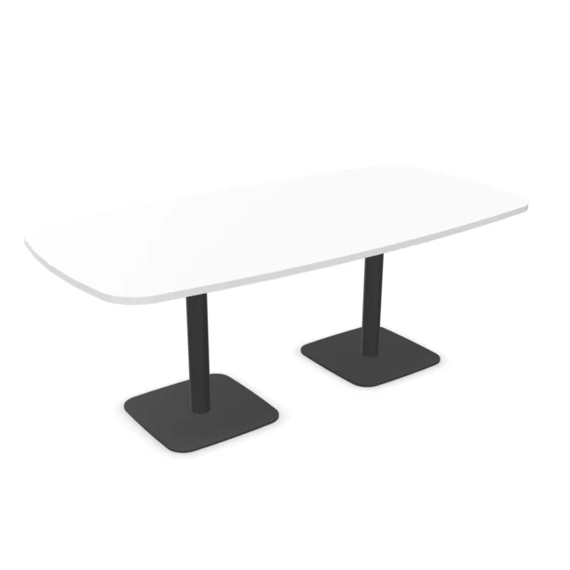 ELOISE│Table conférence tonneau 25mm│8 personnes 2 pieds 200x100