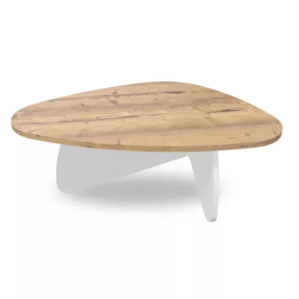 GALET│Table Basse galet H 41 X L120 cm│Pieds structurex