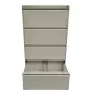 BIGLA│Classeur à dossiers suspendus 4 tiroirs double largeur Profondeur 60 cm│Beige BIGLA│Classeur à dossiers suspendus 4 tiroirs double largeur Profondeur 60 cm│Beige