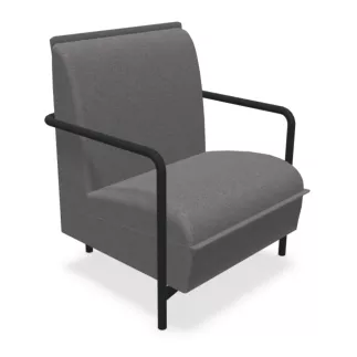 ANOUK│Fauteuil d'accueil 1 place│Tissu cat.B