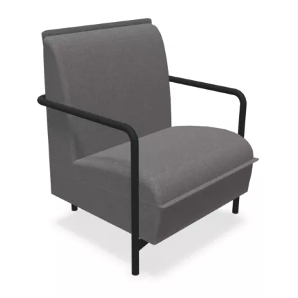 ANOUK│Fauteuil d'accueil 1 place│Tissu cat.B