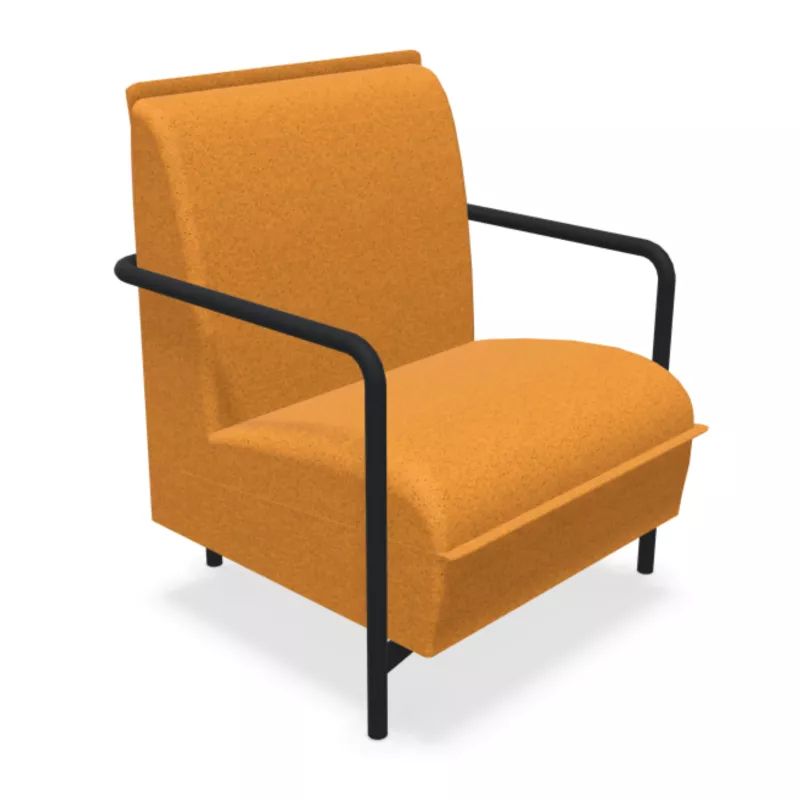 ANOUK│Fauteuil d'accueil 1 place│Tissu cat.B