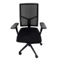 OPUS RÉSILLE | Fauteuil de travail accoudoirs 4D | Noir