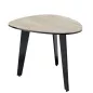 GALET │Table basse 55 x 45 x 38 cm│Pieds en acier laqué noir mat│coloris céramique à choix