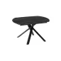 KHEOPS │Table extensible 120/180cm│Pieds en acier laqué noir mat│Coloris à choix KHEOPS │Table extensible 120/180cm│Pieds en acier laqué noir mat│Coloris à choix