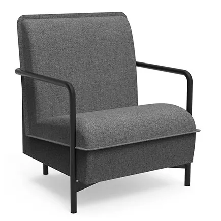 ANOUK│Fauteuil d'accueil 1 place│Tissu cat.B