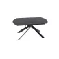 KHEOPS │Table extensible 160/240cm│Pieds en acier laqué noir mat│Coloris à choix KHEOPS │Table extensible 160/240cm│Pieds en acier laqué noir mat│Coloris à choix