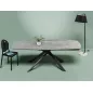 KHEOPS │Table extensible 160/240cm│Pieds en acier laqué noir mat│Coloris à choix KHEOPS │Table extensible 160/240cm│Pieds en acier laqué noir mat│Coloris à choix