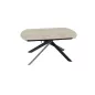 KHEOPS │Table extensible 160/240cm│Pieds en acier laqué noir mat│Coloris à choix KHEOPS │Table extensible 160/240cm│Pieds en acier laqué noir mat│Coloris à choix
