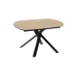KHEOPS │Table extensible 130/190cm│Pieds en acier laqué noir mat│Coloris à choix KHEOPS │Table extensible 130/190cm│Pieds en acier laqué noir mat│Coloris à choix