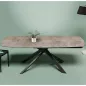 KHEOPS │Table extensible 160/240cm│Pieds en acier laqué noir mat│Coloris à choix KHEOPS │Table extensible 160/240cm│Pieds en acier laqué noir mat│Coloris à choix