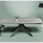 KHEOPS │Table extensible 160/240cm│Pieds en acier laqué noir mat│Coloris à choix KHEOPS │Table extensible 160/240cm│Pieds en acier laqué noir mat│Coloris à choix