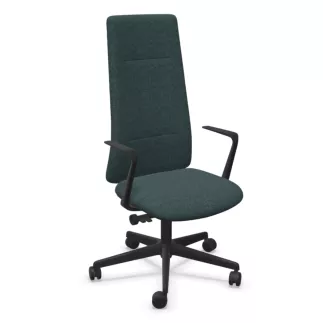 ALTURA│Fauteuil de direction tissu - Dossier Haut - têtière intégrée│Coloris à choix