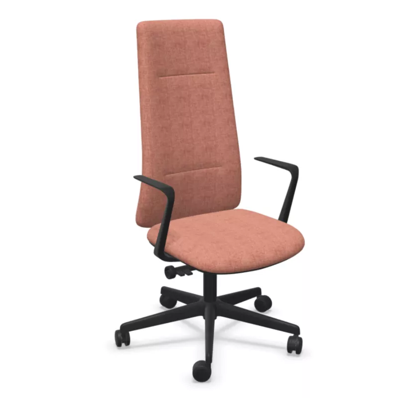 ALTURA│Fauteuil de direction tissu - Dossier Haut - têtière intégrée│Coloris à choix