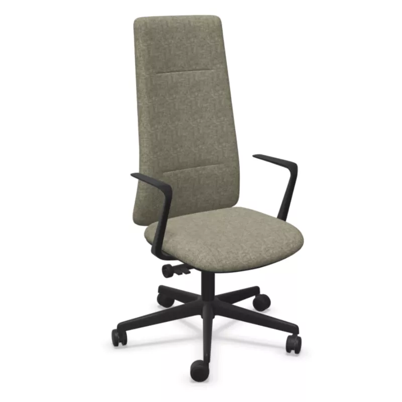 ALTURA│Fauteuil de direction tissu - Dossier Haut - têtière intégrée│Coloris à choix