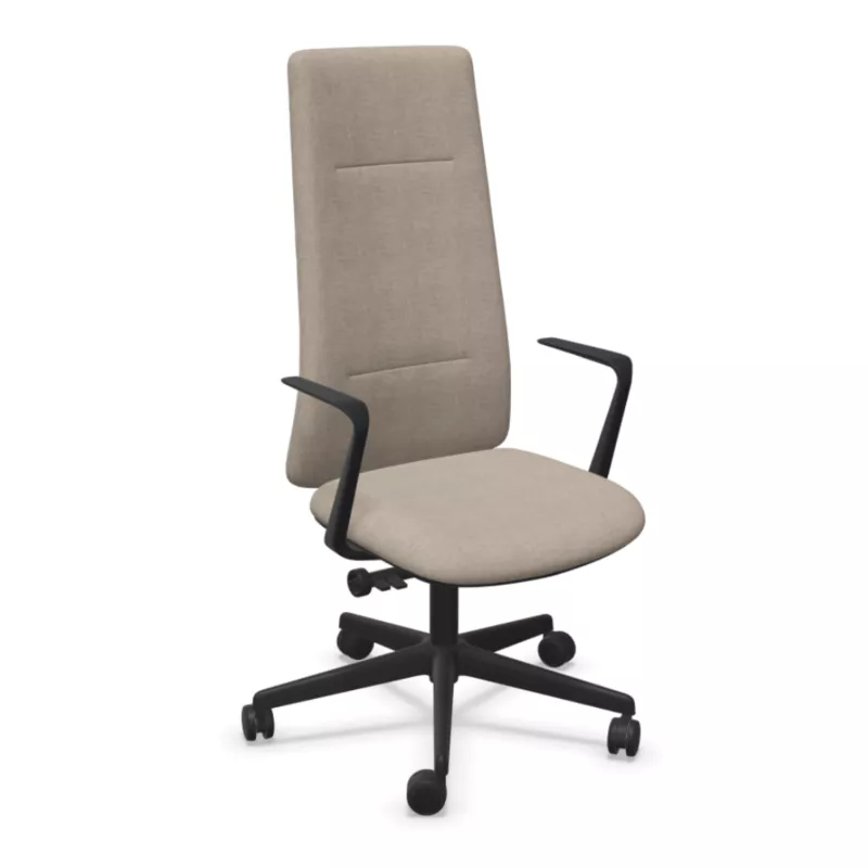 ALTURA│Fauteuil de direction tissu - Dossier Haut - têtière intégrée│Coloris à choix