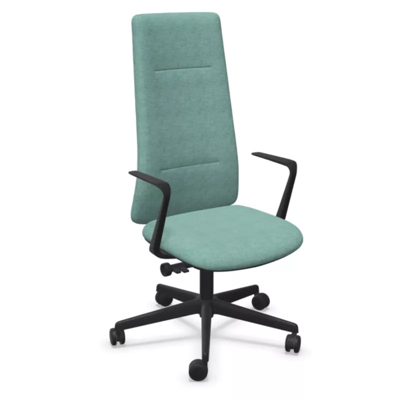 ALTURA│Fauteuil de direction tissu - Dossier Haut - têtière intégrée│Coloris à choix