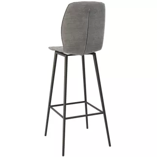VEGAS EXPO │Tabouret H110 cm- Assise pivotante H75 cm│Gris clair