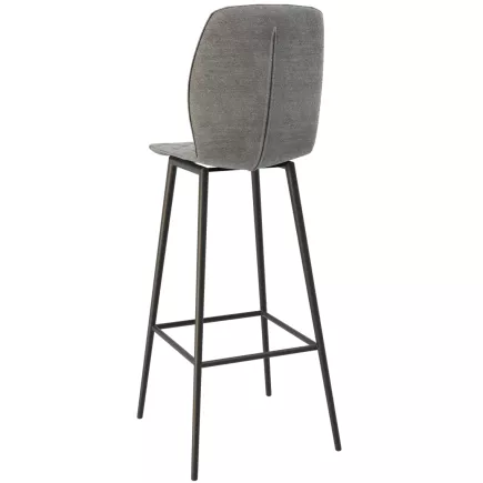 VEGAS EXPO │Tabouret H110 cm- Assise pivotante H75 cm│Gris clair
