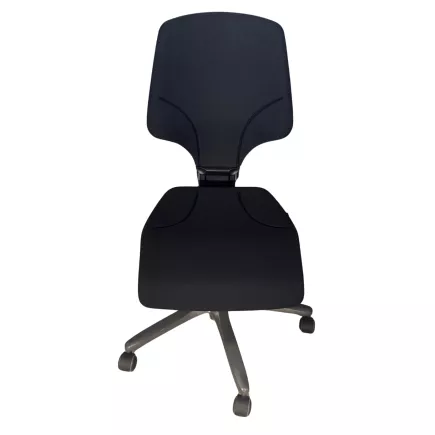 GIROFLEX®│Fauteuil modèle 64-3078│dossier bas│Tissu noir neuf