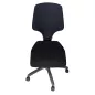 GIROFLEX®│Fauteuil modèle 64-3078│dossier bas│Tissu noir neuf GIROFLEX®│Fauteuil modèle 64-3078│dossier bas│Tissu noir neuf