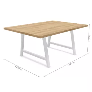 COHESION│Table Conférence L160xP120│38 mm│6-8 personnes